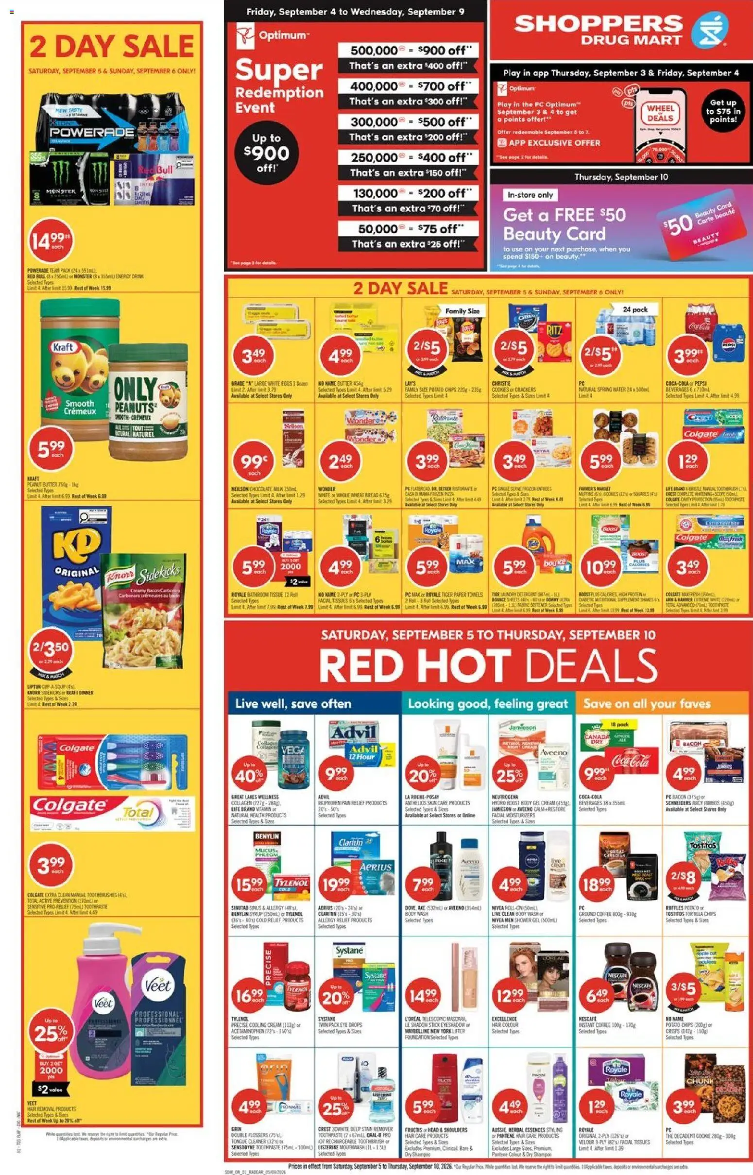 Preview of leaflet Shoppers weekly flyer / circulaire from shop Shoppers is valid from Sep 05, 2026