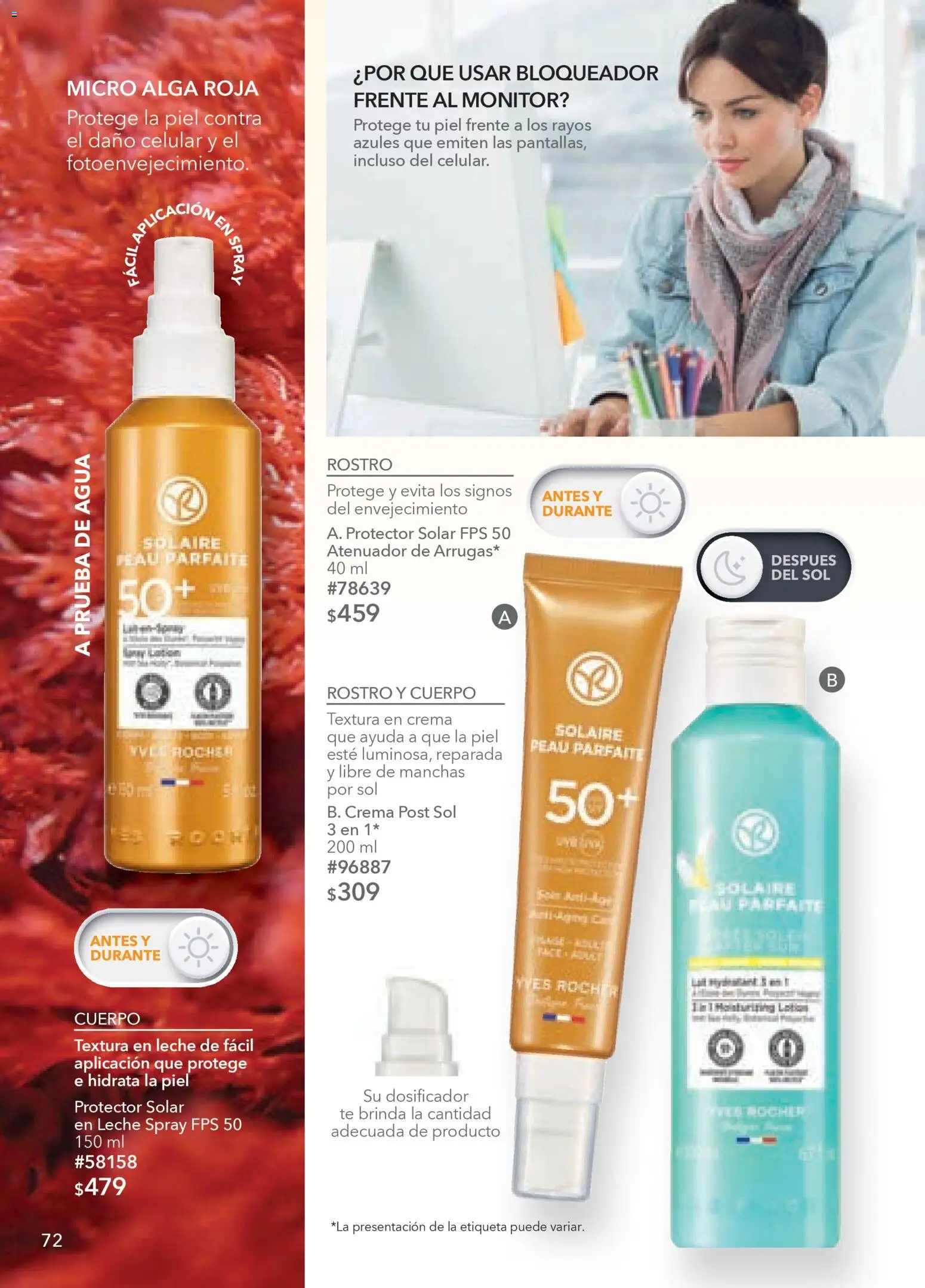 Vista previa las ofertas de la tienda Yves Rocher - Campaña 4 2026 desde el 03/03/2026 - Agua, Té, Leche, Monitor, Protector solar, Crema, Bloqueador, Atenuador