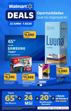 Vista previa las ofertas de la tienda Walmart - Walmart folleto Deals desde el 22/06/2026 