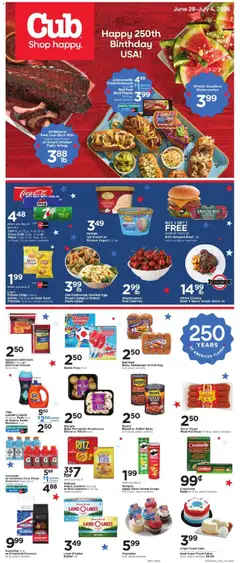 Ad Preview of Cub Foods Cub Foods Weekly Ad from 06/28/2026