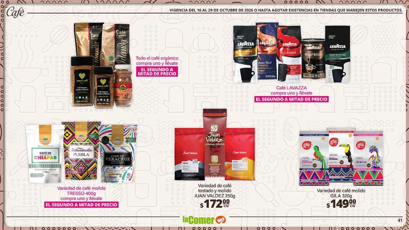 Vista previa las ofertas de la tienda La Comer - La Comer folleto es la tienda rosa desde el 16/10/2026 