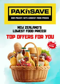 Preview of catalogue PAK’nSAVE catalogue from shop PAK’nSAVE valid 4 May 2026