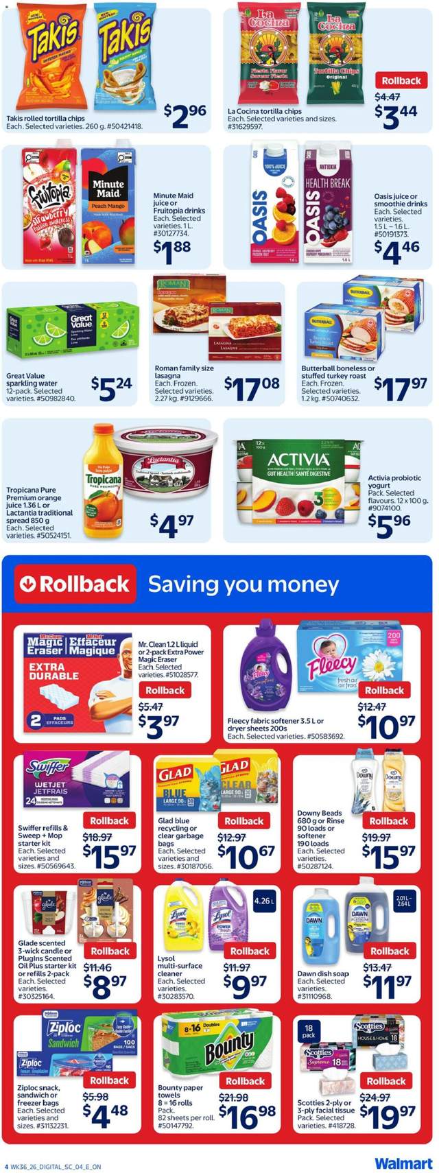 New Walmart flyer from Oct 01