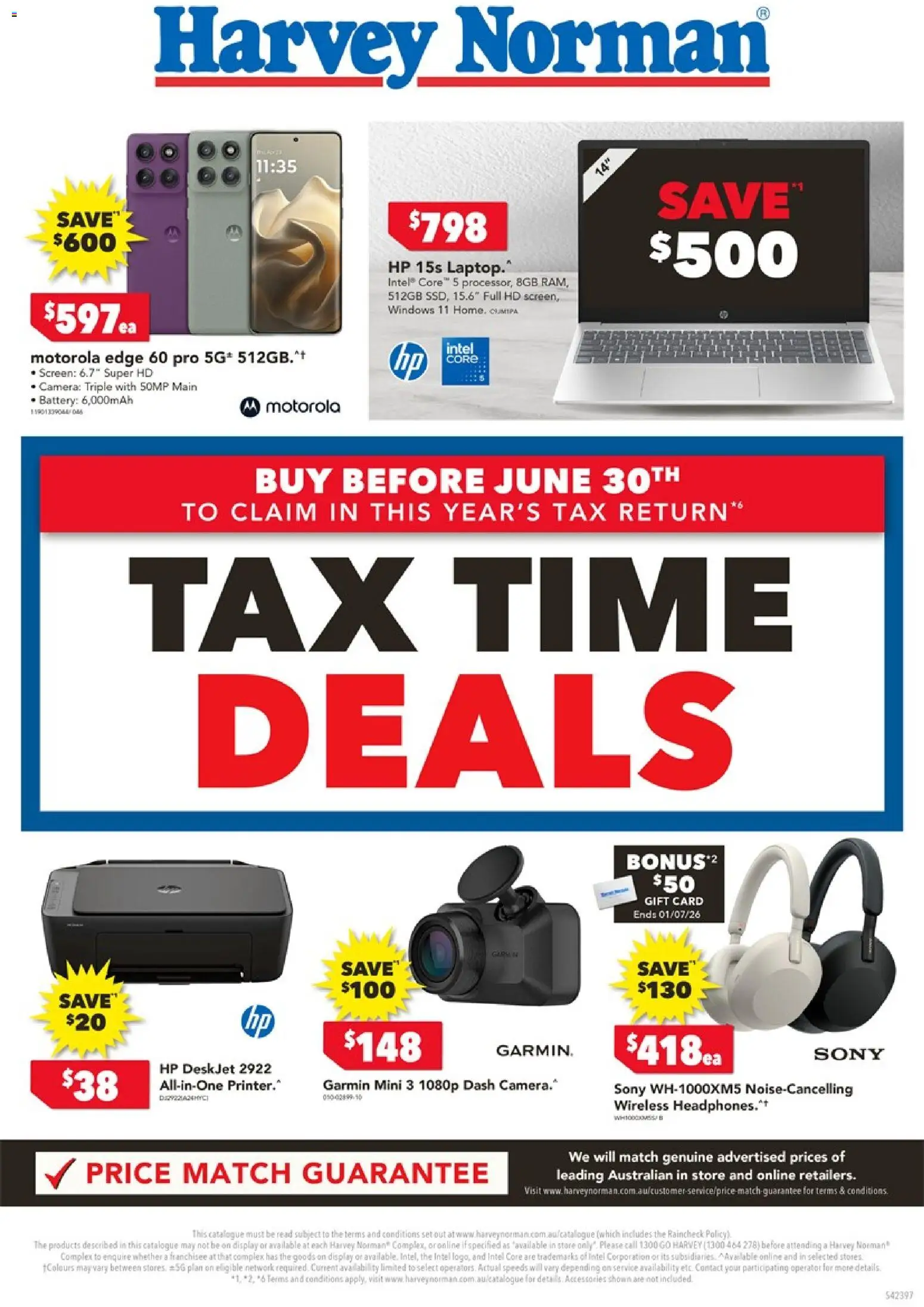 Preview of catalogue Harvey Norman Tax Time Deals from shop Harvey Norman valid 19/06/2026