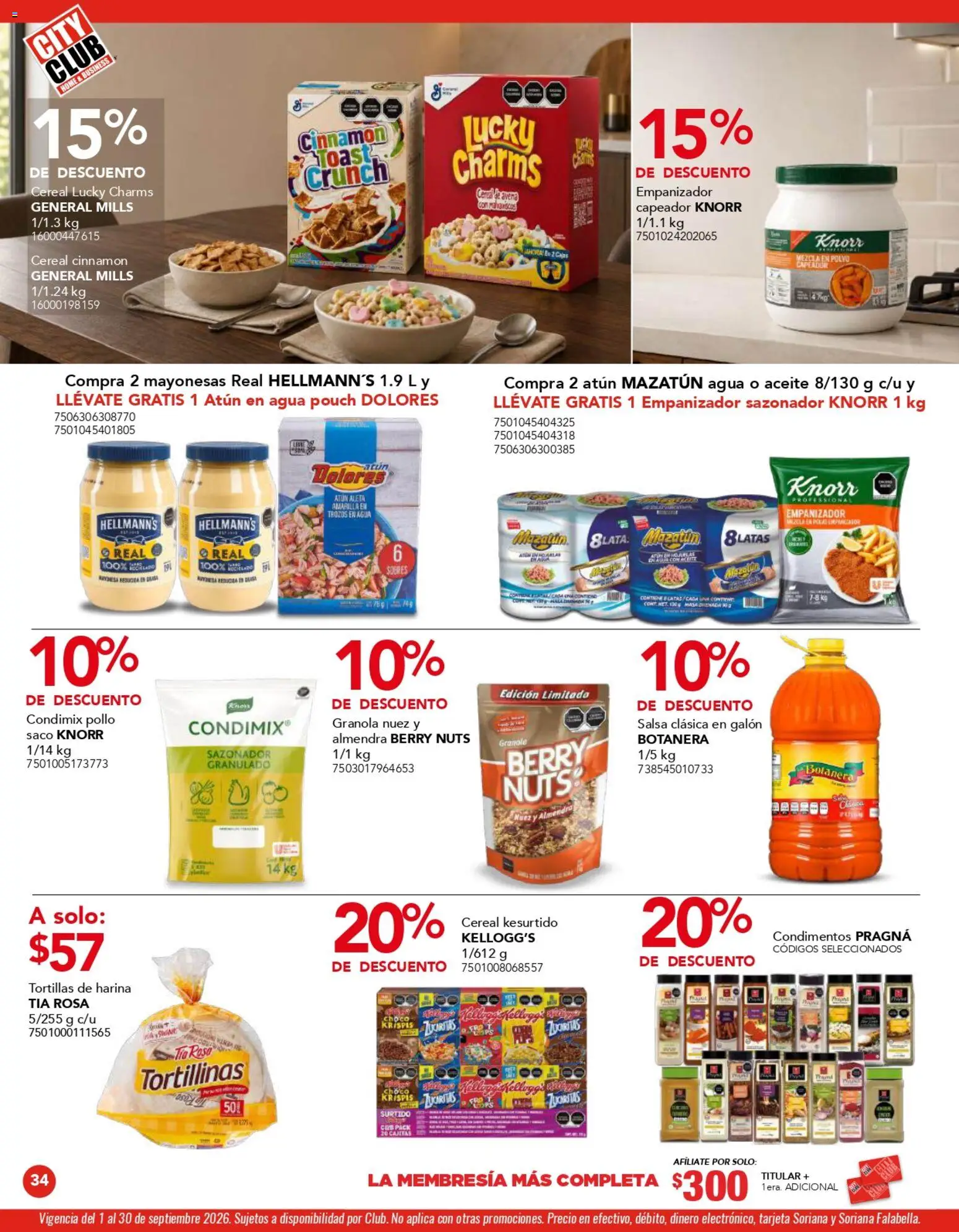 Vista previa las ofertas de la tienda City Club - City Club catálogo desde el 01/09/2026 