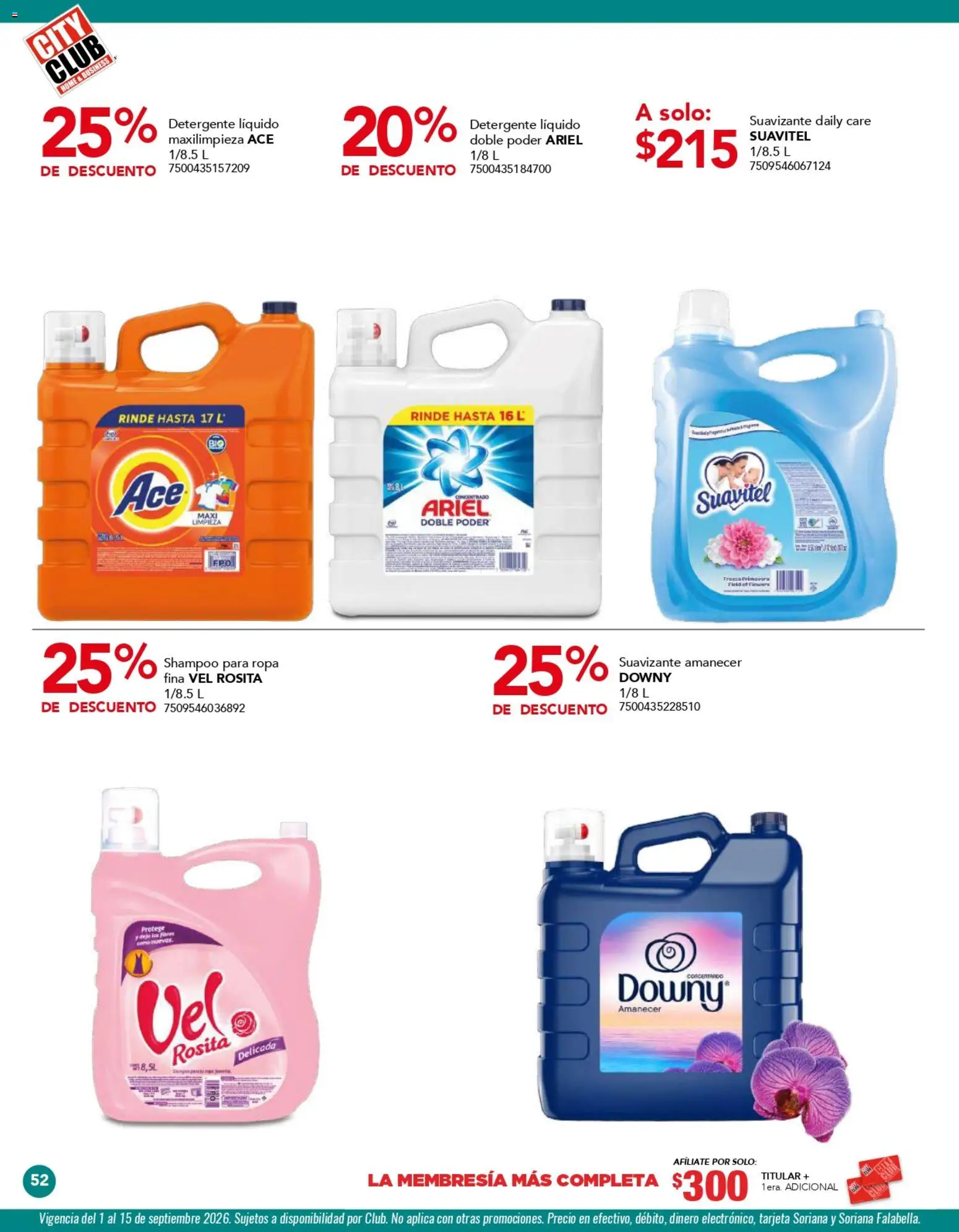 Vista previa las ofertas de la tienda City Club - City Club catálogo desde el 01/09/2026 