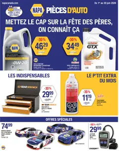 Un aperçu du dépliant NAPA Auto Parts circulaire du magasin NAPA Auto Parts est valide à partir 1 juin 2026