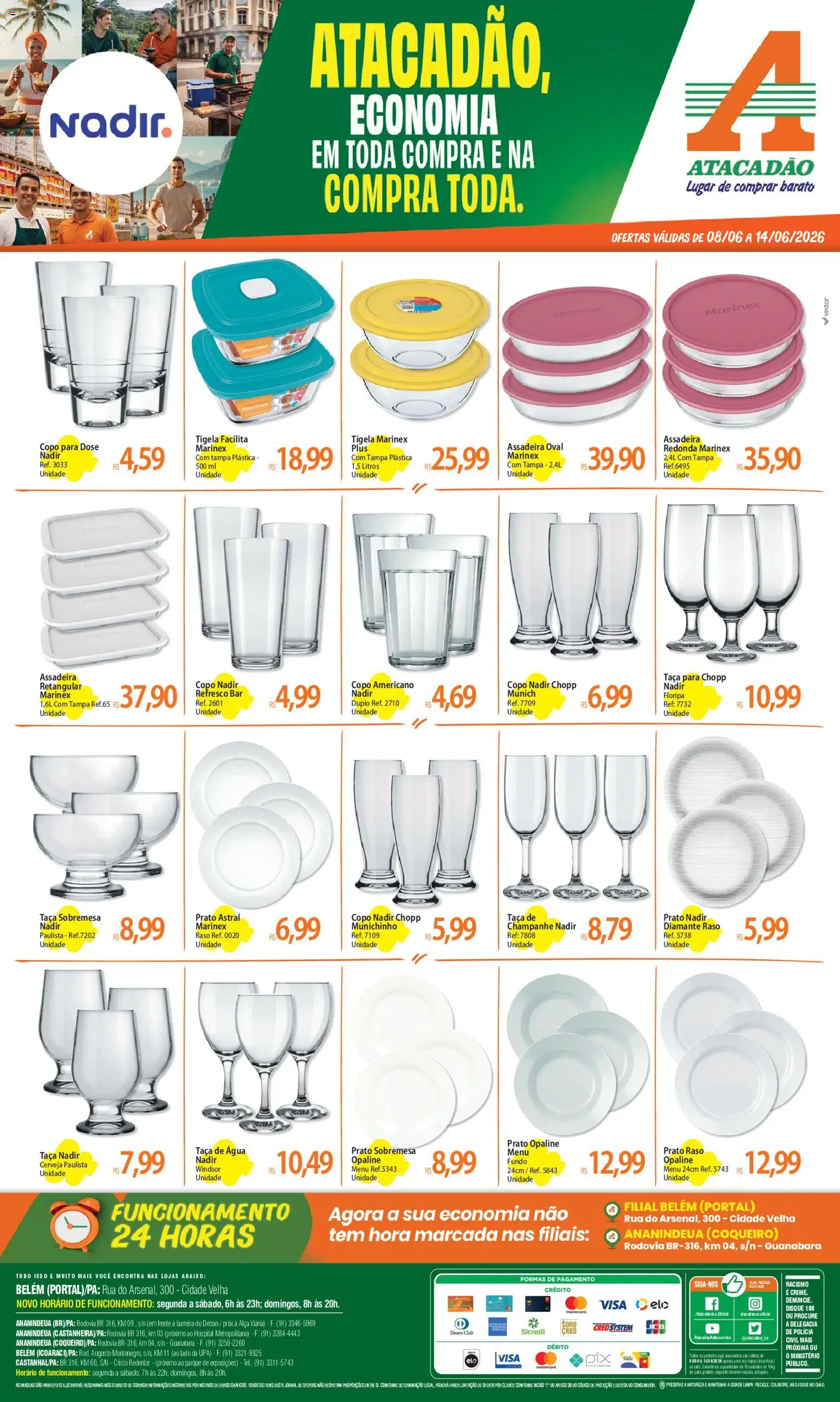 Pré-Visualização do folheto "Atacadão ofertas - PA" da loja Atacadão válido a partir de 08/06/2026