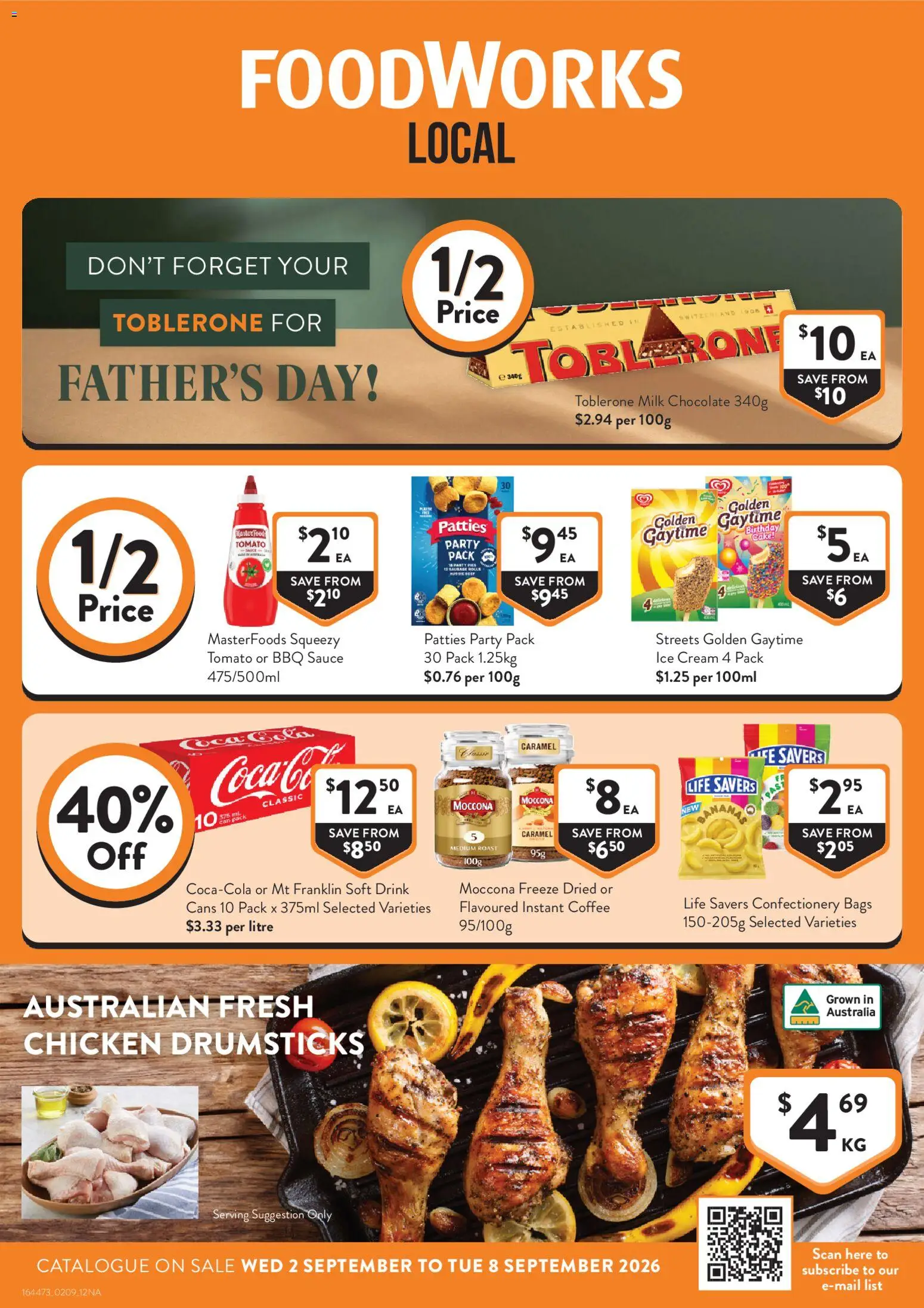 Preview of catalogue Foodworks catalogue from shop Foodworks valid 02/09/2026