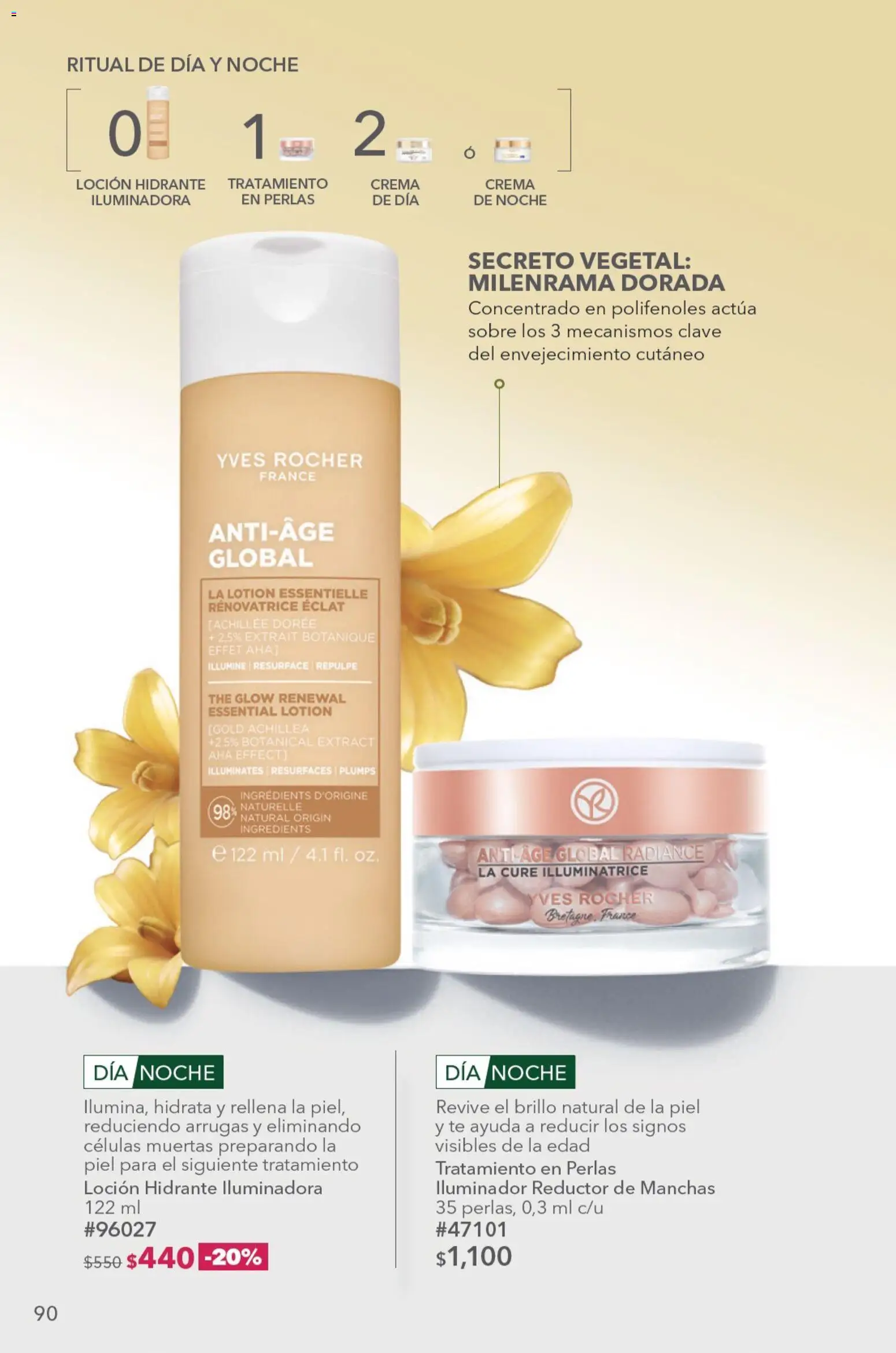 Vista previa las ofertas de la tienda Yves Rocher - Yves Rocher campaña 9 2026 desde el 23/06/2026 - Té, Crema, Sobre, Iluminador, Brillo, Loción