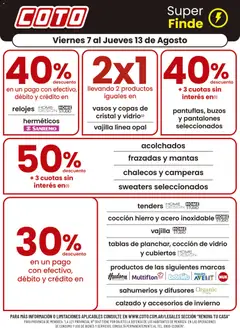 Vista previa del folleto de la tienda Coto válido desde el 07/08/2026 