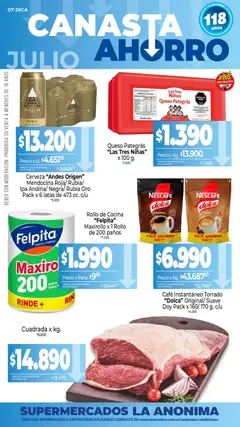 Vista previa del folleto de la tienda La Anonima válido desde el 01/07/2026 
