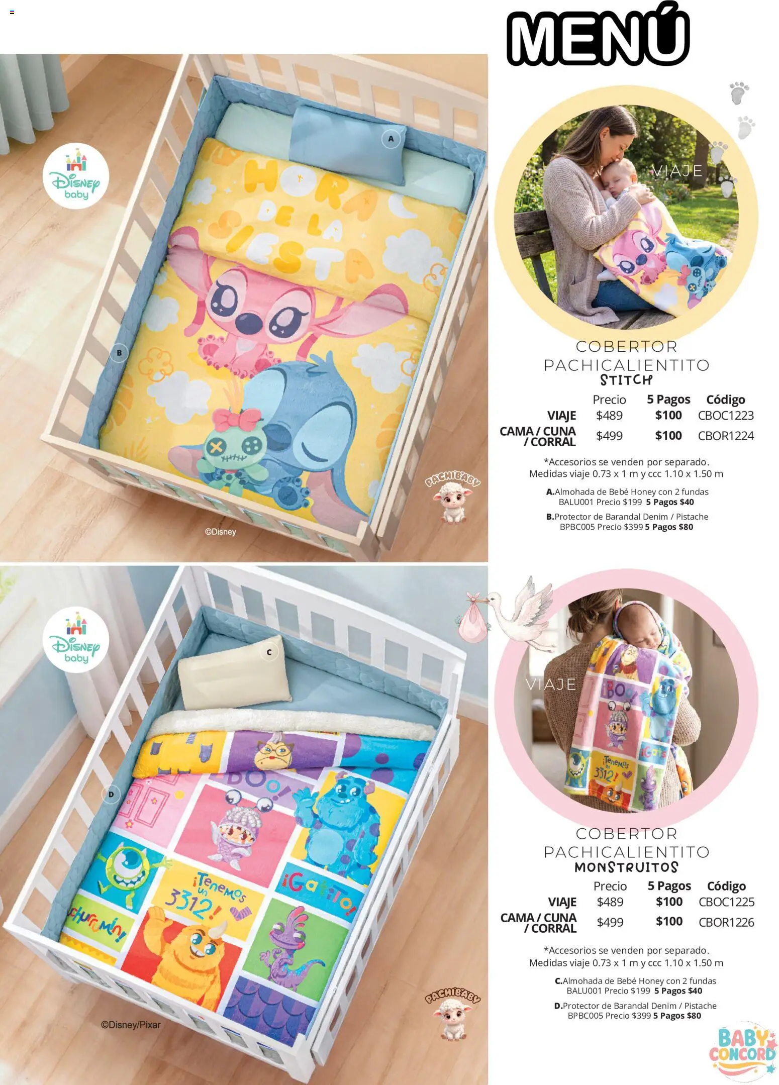 Vista previa las ofertas de la tienda Colchas Concord - Colchas Concord catálogo Colección Bebé desde el 01/08/2026 