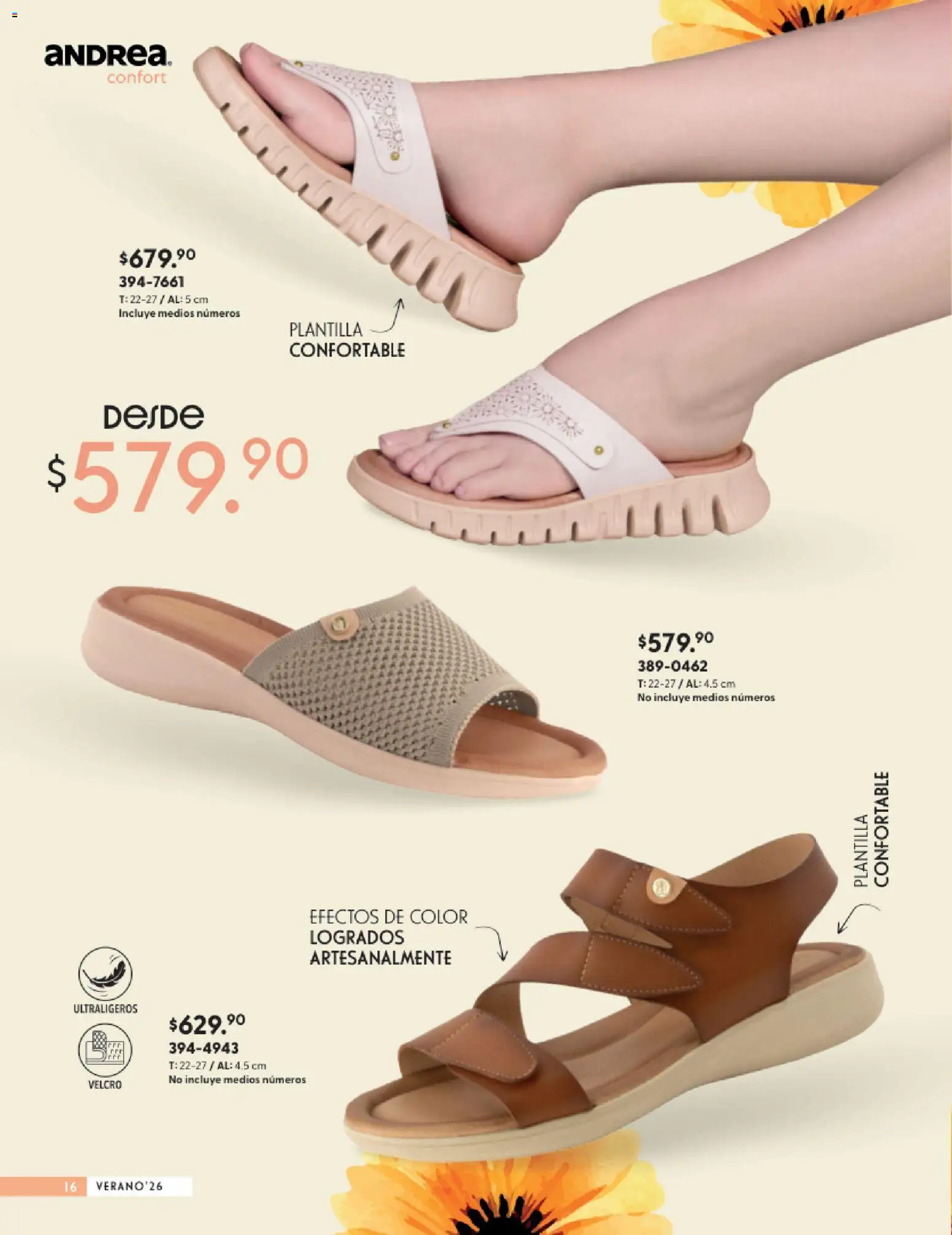 Vista previa las ofertas de la tienda Andrea - Andrea catálogo Calzado Confort desde el 24/05/2026 