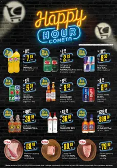 Pré-Visualização do folheto "Cometa Supermercados ofertas Happy Hour" da loja Cometa Supermercados válido a partir de 29/05/2026