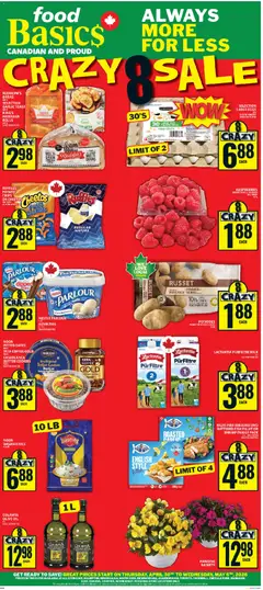 Un aperçu du dépliant Food Basics weekly flyer - Ajax du magasin Food Basics est valide à partir 30 avr. 2026