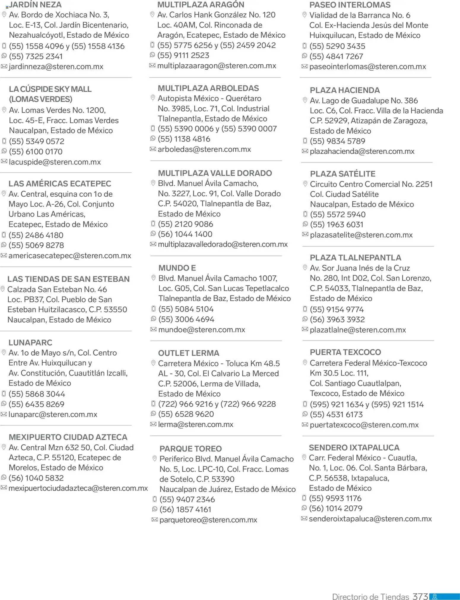 Vista previa las ofertas de la tienda Steren - Catálogo desde el 01/01/2026 