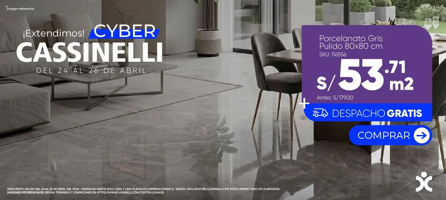 Catálogo Cassinelli (24/04/2026 - 26/04/2026) - Ofertas Online