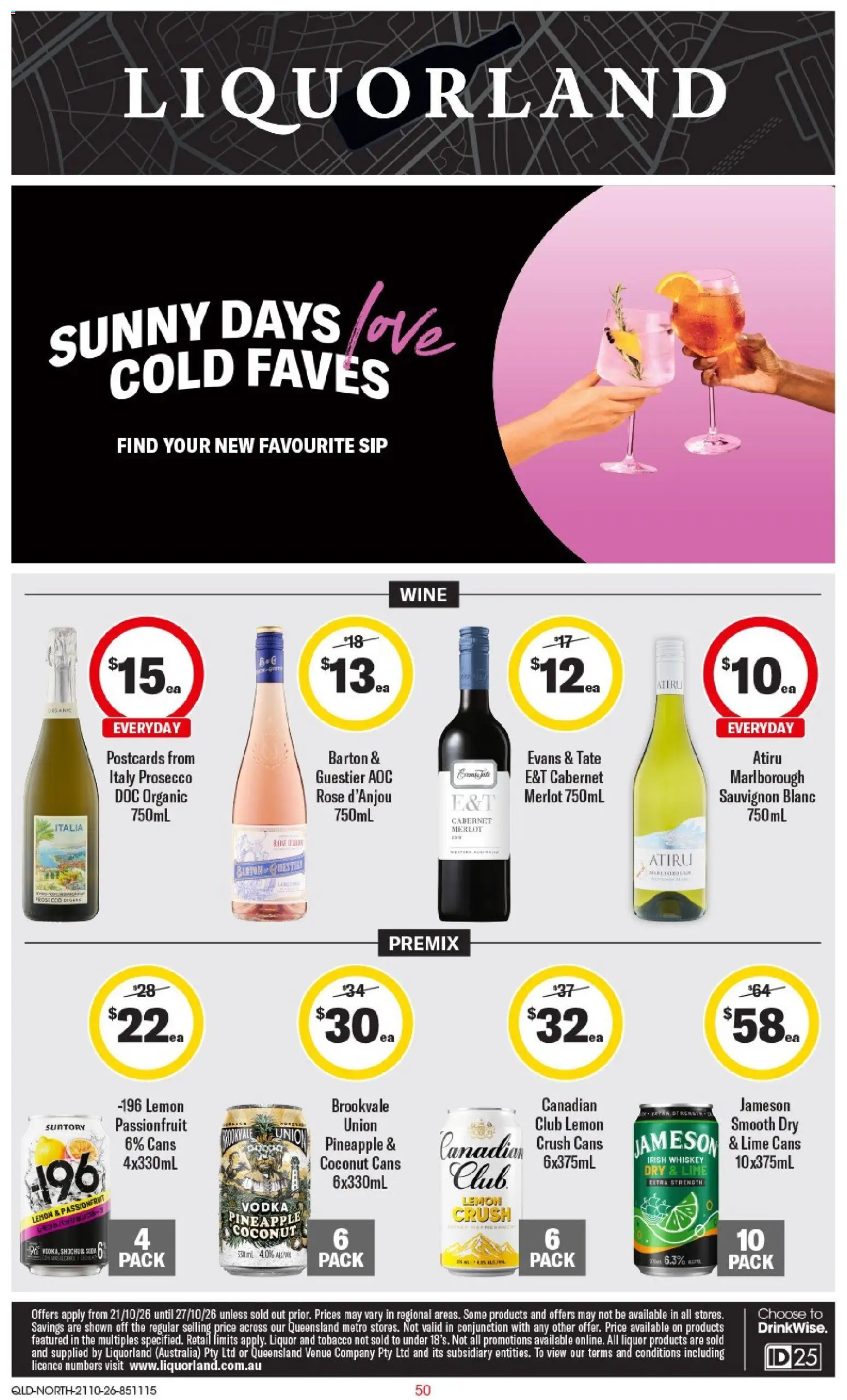 Preview of catalogue Liquorland Catalogue QLD North from shop Liquorland valid 21/10/2026