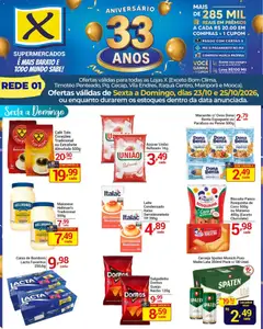 Pré-Visualização do folheto "X Supermercados - Ofertas da semana" da loja X Supermercados válido a partir de 23/10/2026
