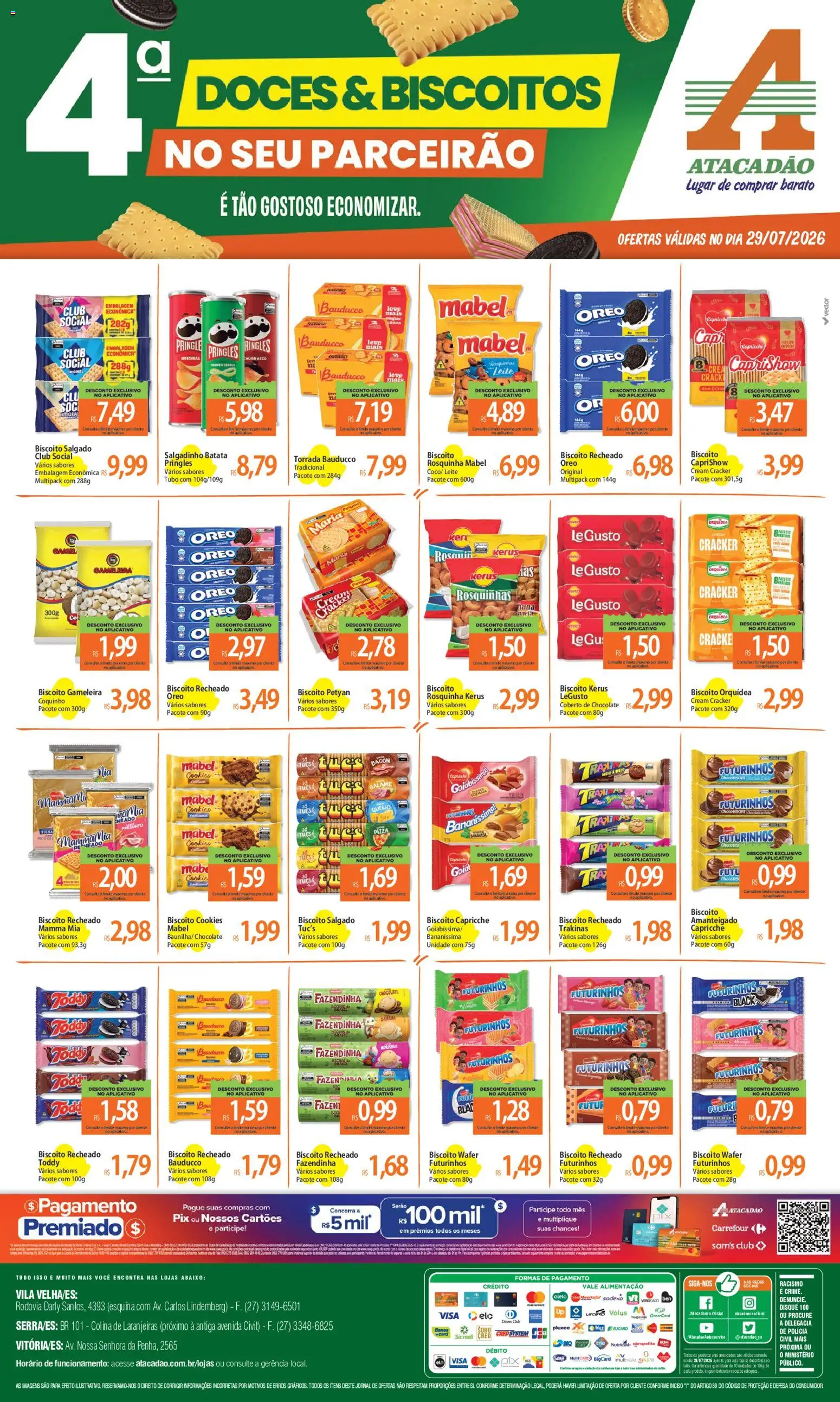 Pré-Visualização do folheto "Atacadão ofertas - ES" da loja Atacadão válido a partir de 29/07/2026