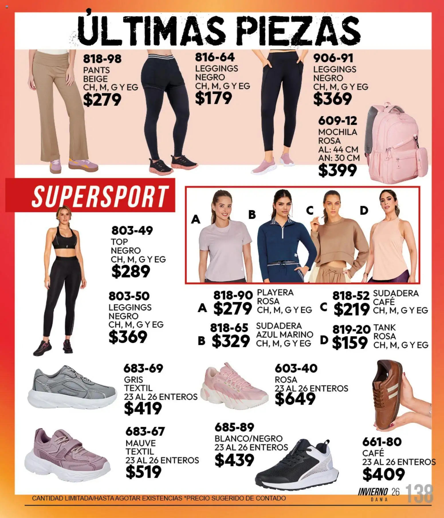 Vista previa las ofertas de la tienda Cklass - Cklass catálogo Sportbrands Caballero Invierno desde el 11/09/2026 