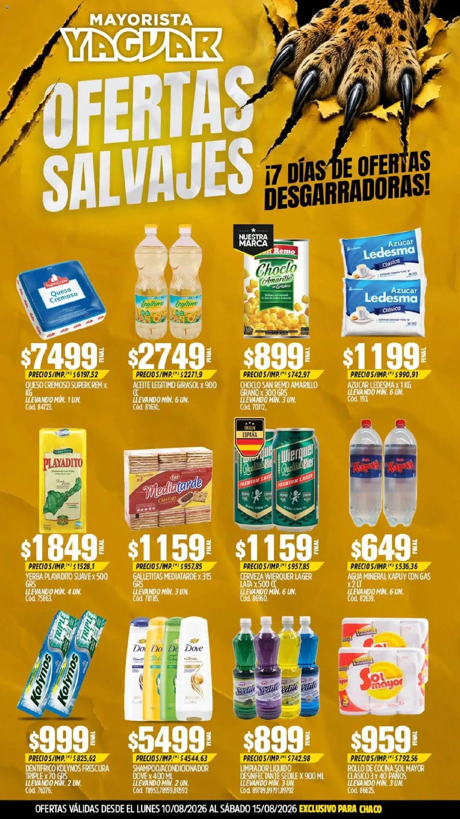 Vista previa del folleto de la tienda Yaguar válido desde el 10/08/2026 