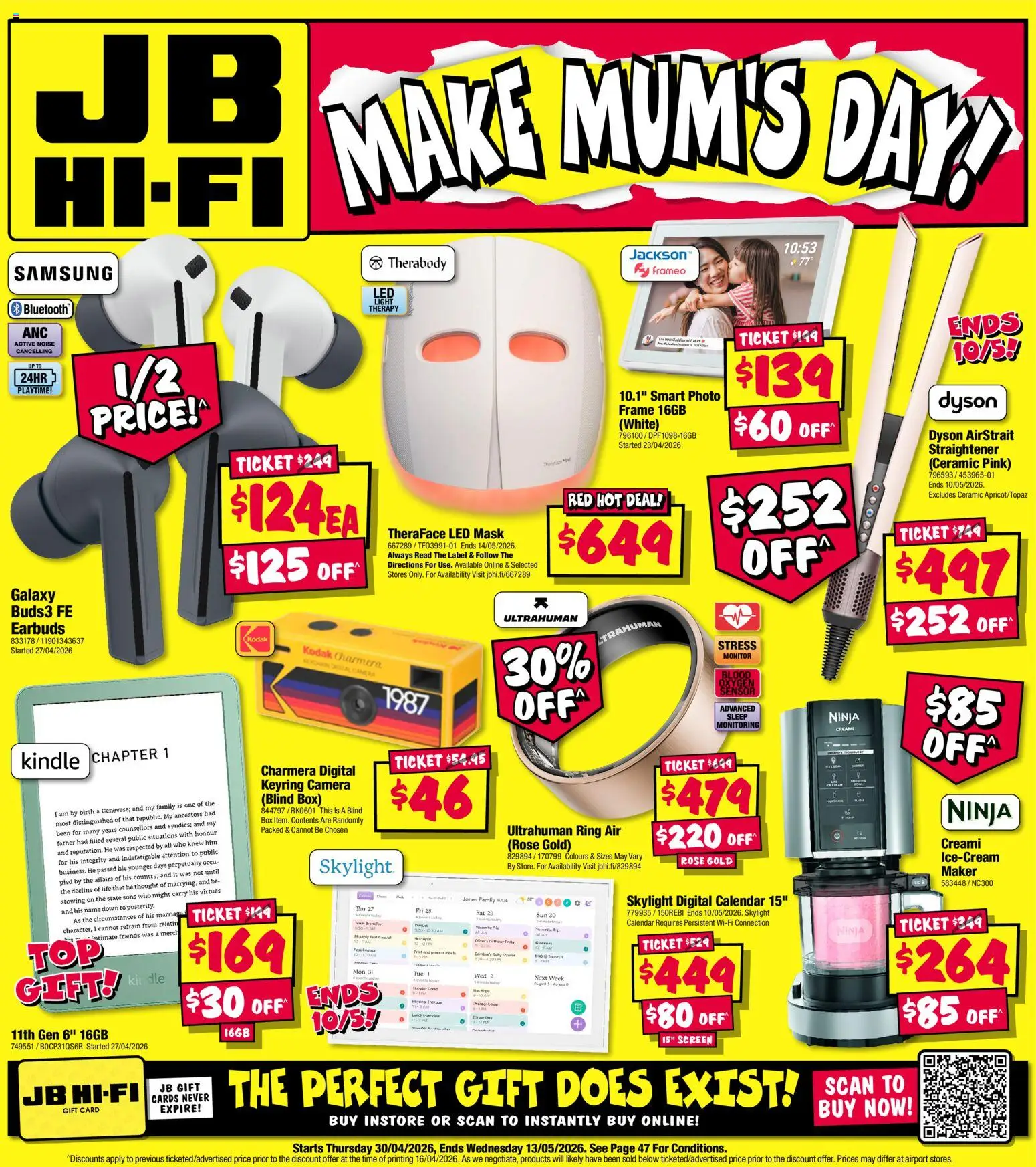 Preview of catalogue JB Hi-Fi catalogue Make Mums Day from shop JB Hi-Fi valid 30/04/2026