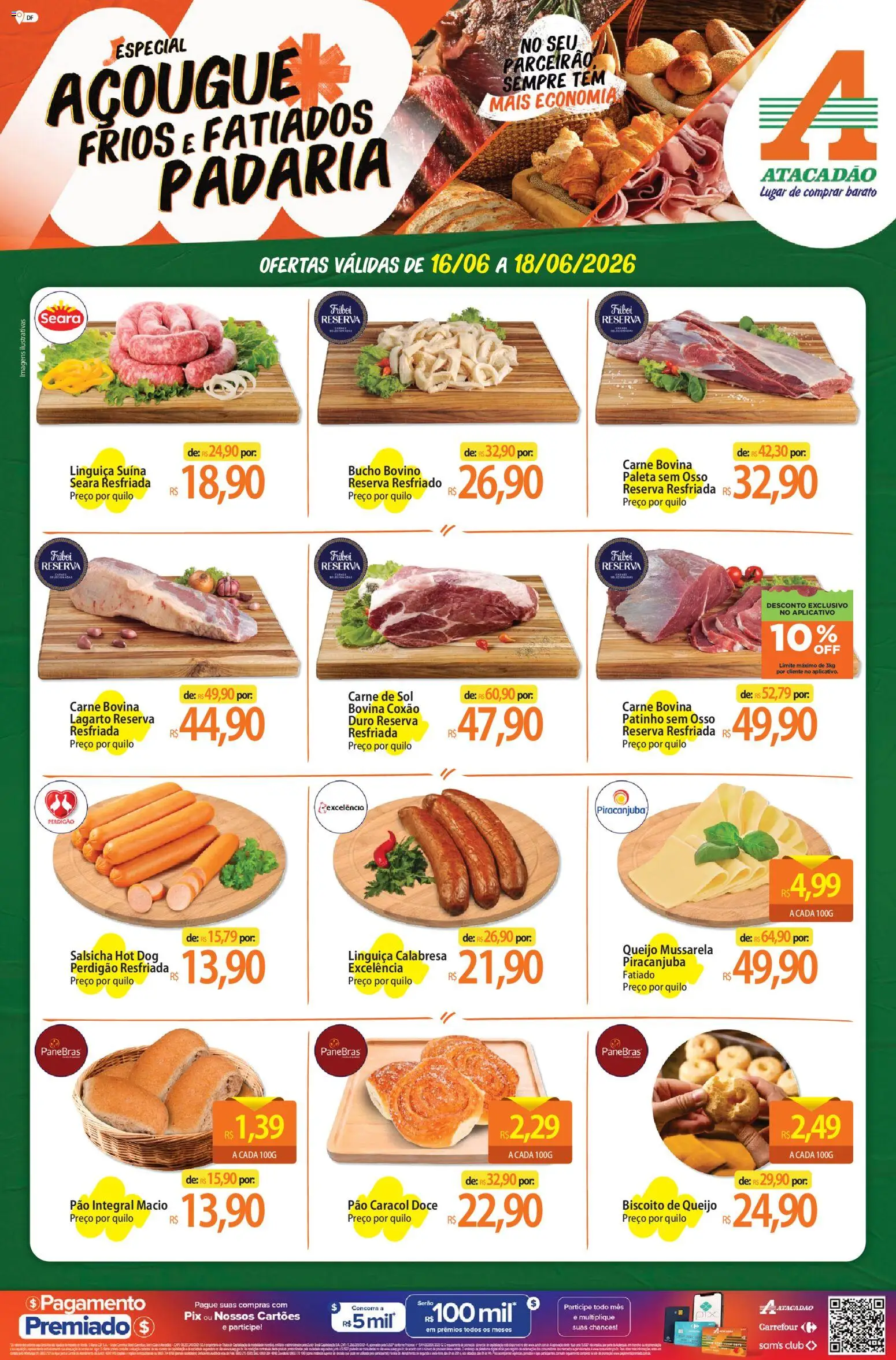 Pré-Visualização do folheto "Atacadão ofertas - DF" da loja Atacadão válido a partir de 16/06/2026