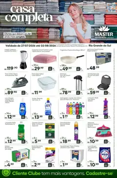 Pré-Visualização do folheto "Master ofertas Casa Completa" da loja Master válido a partir de 27/07/2026