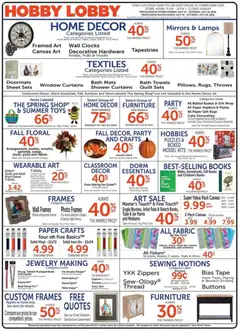 Ad Preview of Hobby Lobby Hobby Lobby Weekly Ad from 07/12/2026
