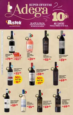 Pré-Visualização do folheto "Bistek Supermercados ofertas Adega" da loja Bistek Supermercados válido a partir de 28/05/2026