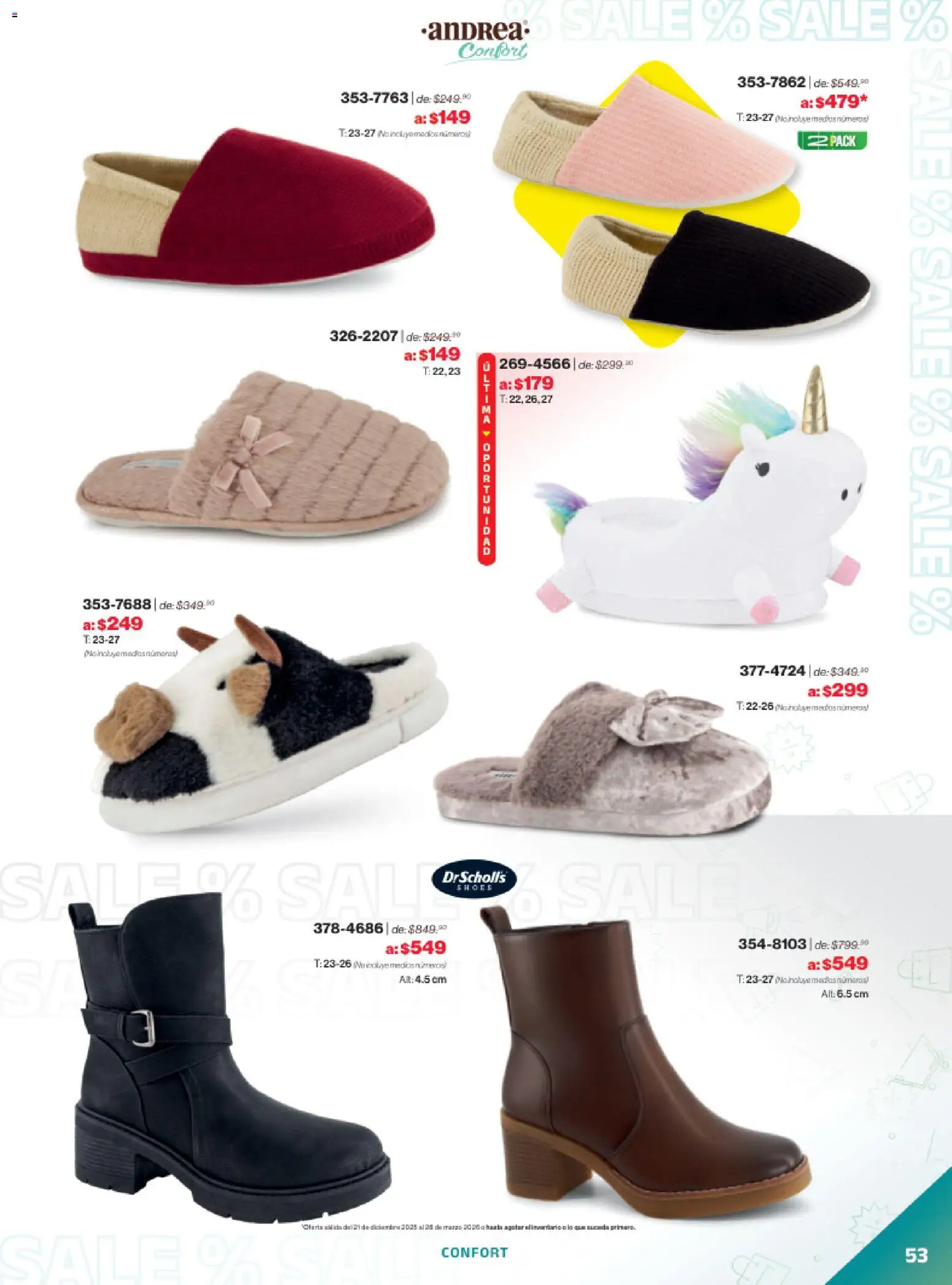 Vista previa las ofertas de la tienda Andrea - Catálogo Outlet desde el 21/12/2025 - Sal