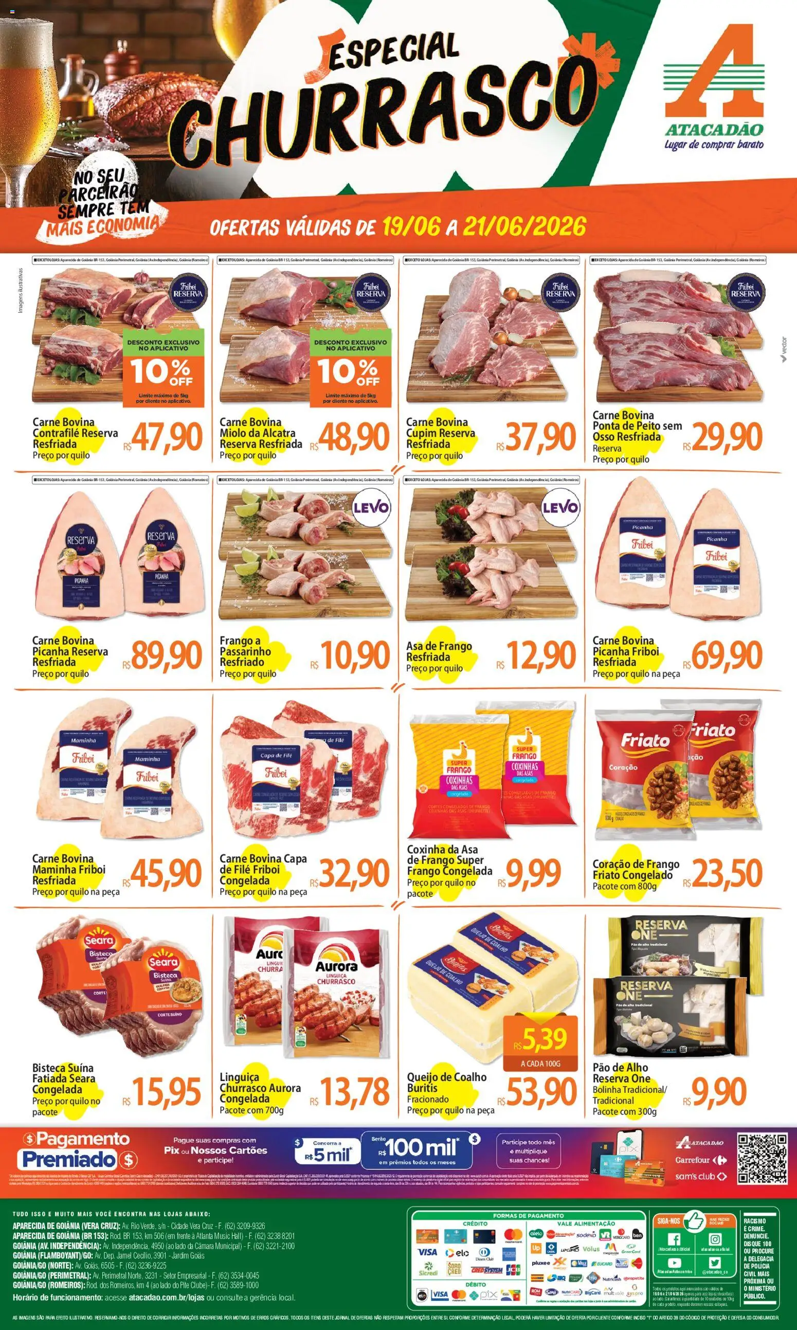 Pré-Visualização do folheto "Atacadão ofertas - GO" da loja Atacadão válido a partir de 19/06/2026