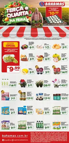 Pré-Visualização do folheto "Bahamas Supermercados ofertas Terça e Quarta na Feira" da loja Bahamas Supermercados válido a partir de 25/08/2026