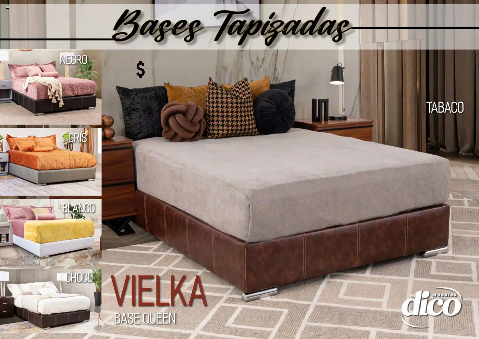 Vista previa las ofertas de la tienda Muebles Dico - Muebles Dico catálogo Camas tapizadas desde el 01/04/2026 