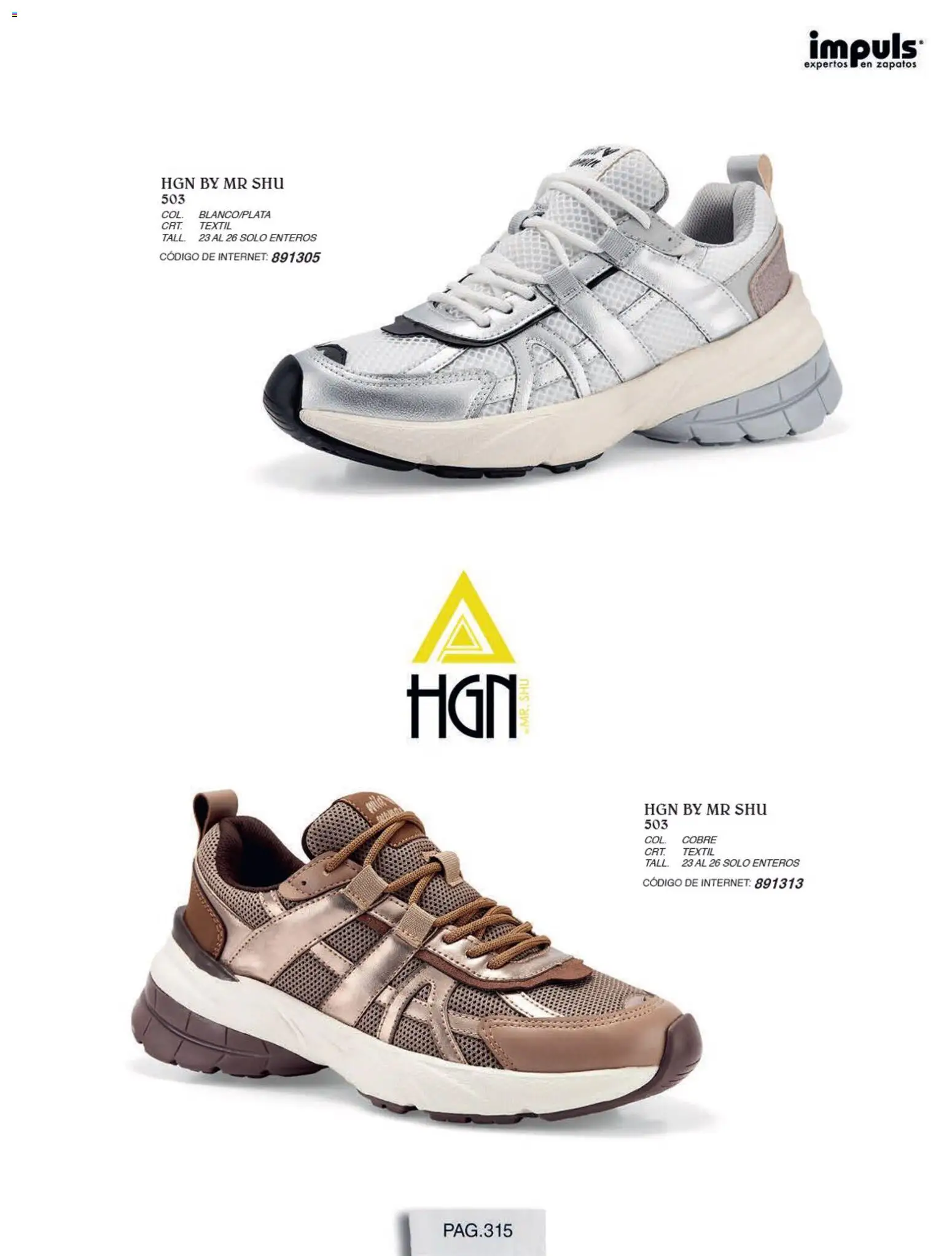 Vista previa las ofertas de la tienda Impuls - Impuls catálogo Otoño Invierno desde el 01/07/2026 - Zapatos