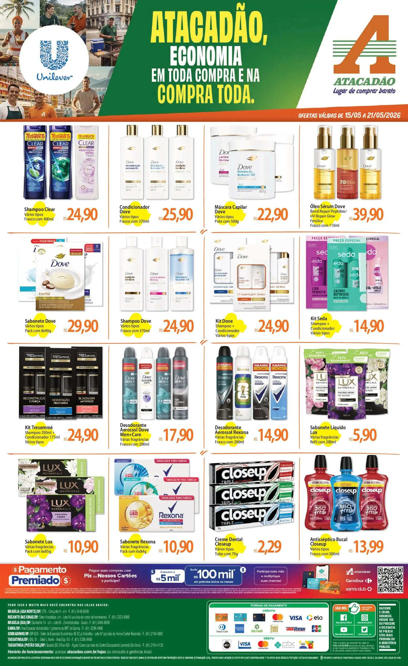 Pré-Visualização do folheto "Atacadão ofertas - DF" da loja Atacadão válido a partir de 15/05/2026
