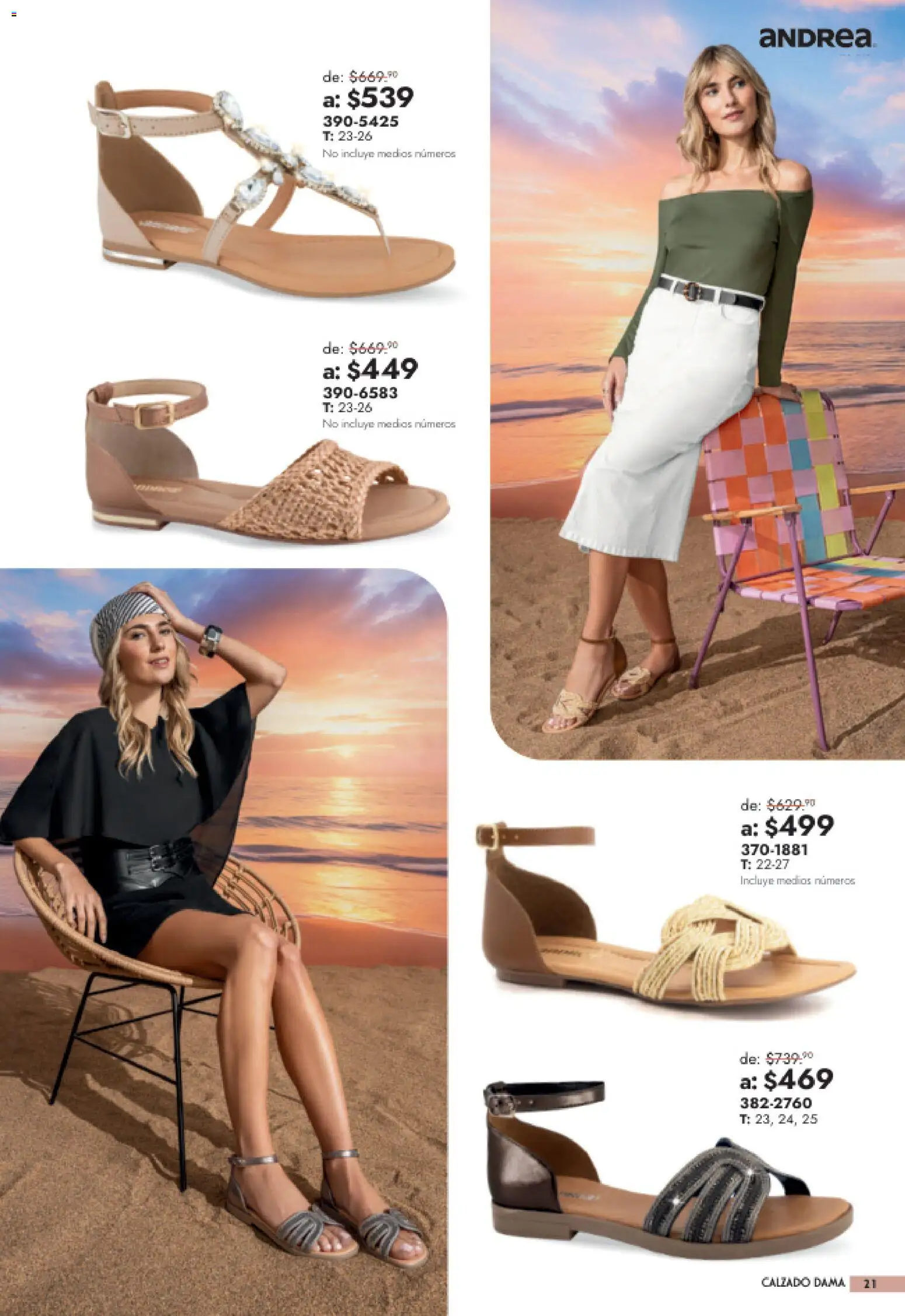 Vista previa las ofertas de la tienda Andrea - Andrea catálogo Outlet desde el 26/07/2026 