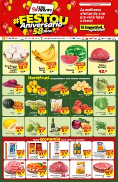 Pré-Visualização do folheto "Supermercados São Vicente - Ofertas da semana" da loja Supermercados São Vicente válido a partir de 13/10/2026