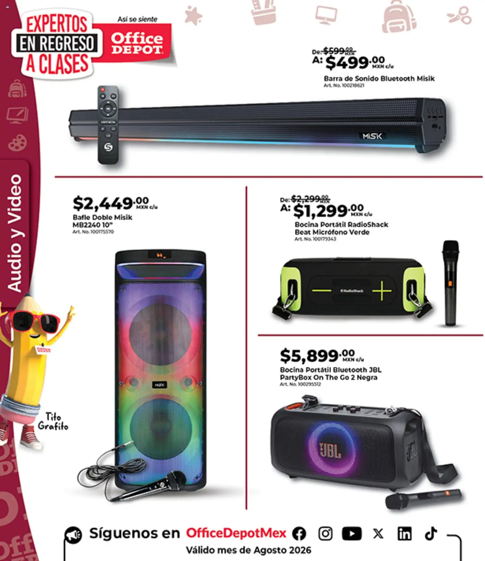 Vista previa las ofertas de la tienda Office Depot - Office Depot catálogo desde el 01/08/2026 