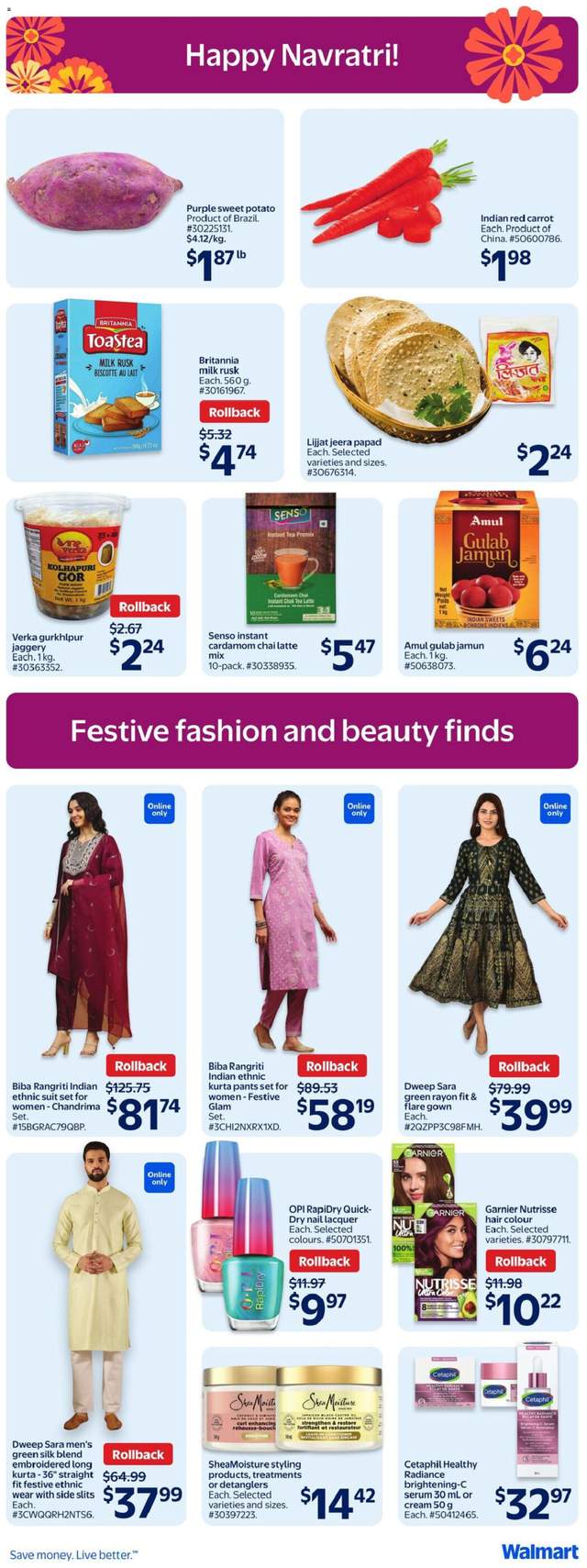 New Walmart flyer from Oct 01