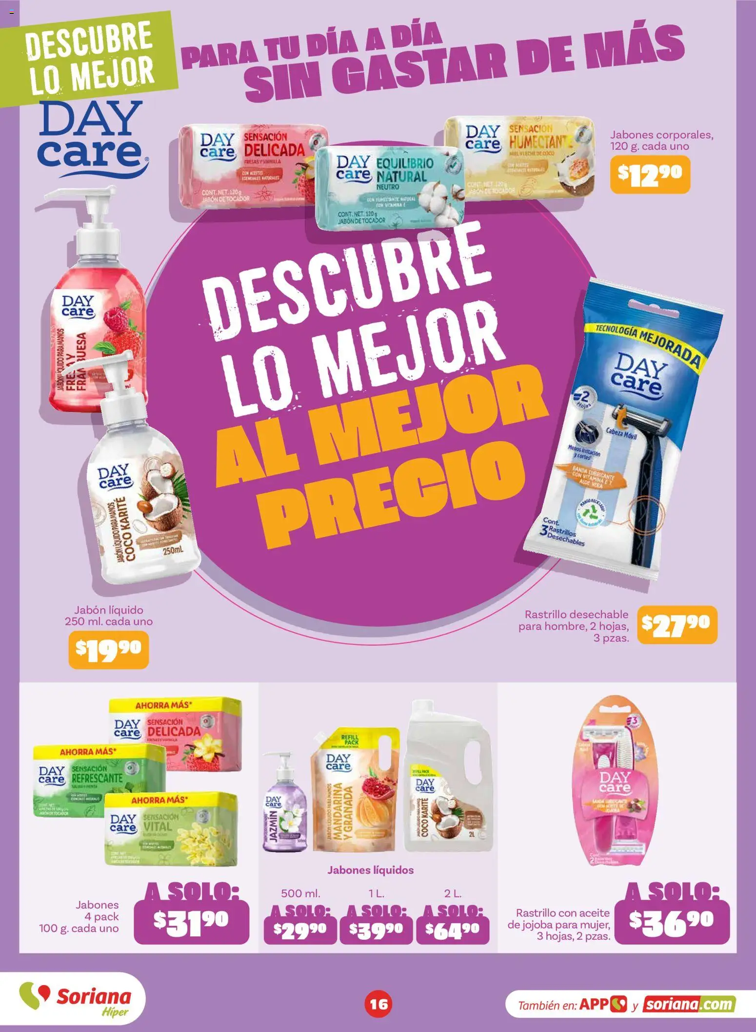 Vista previa las ofertas de la tienda Soriana - Soriana Descubre lo mejor al mejor precio Híper Nacional desde el 31/08/2026 