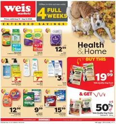 Ad Preview of Weis Weis Health & Home from 08/13/2026