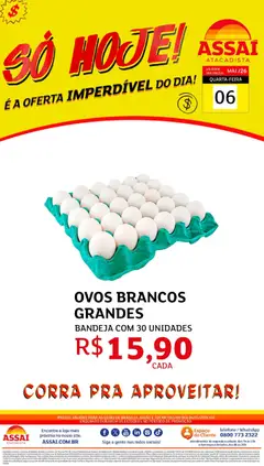 Pré-Visualização do folheto "Assaí Atacadista ofertas - DF" da loja Assaí Atacadista válido a partir de 06/05/2026