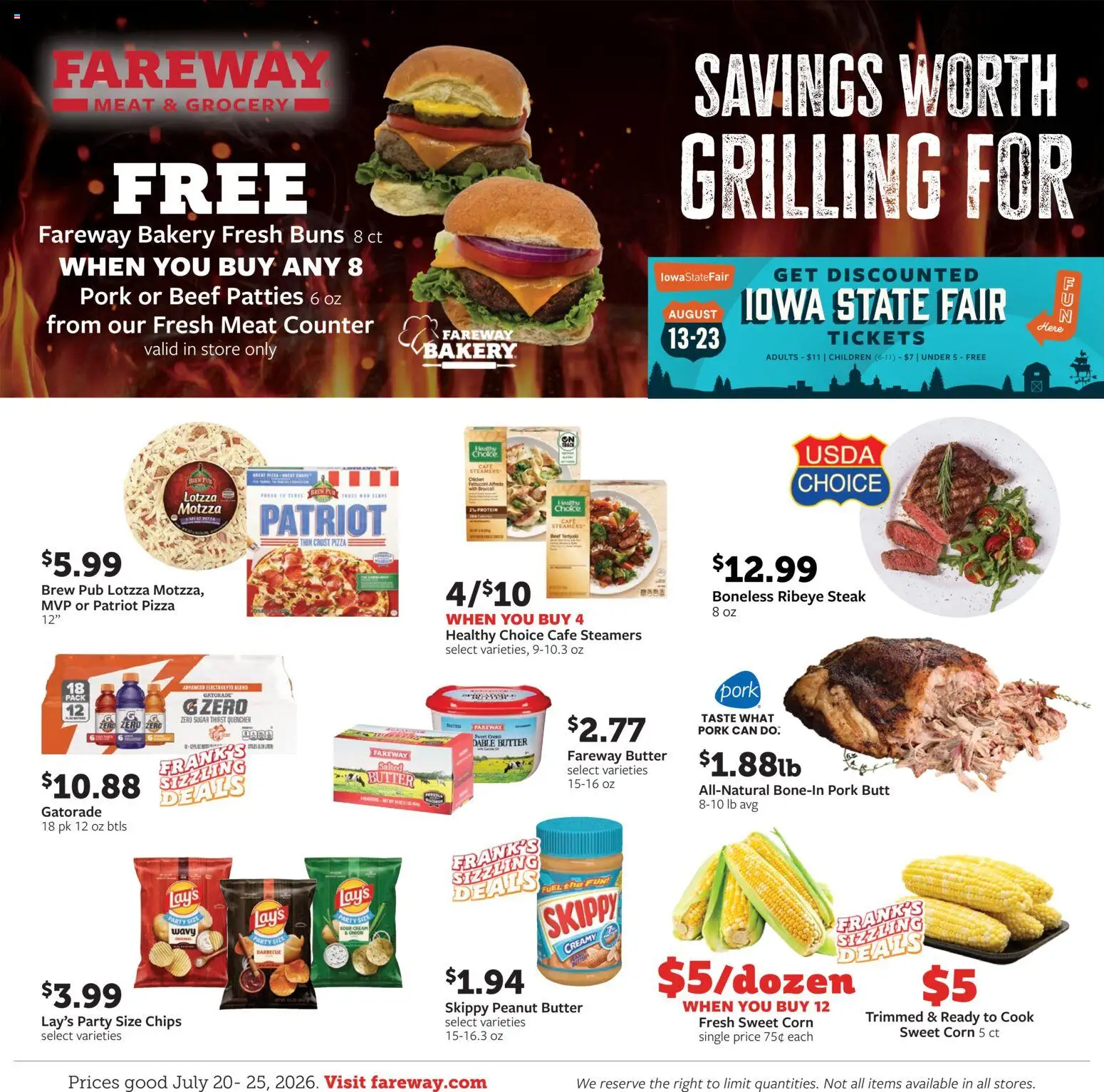 Ad Preview of Fareway Fareway Weekly Ad from 07/20/2026