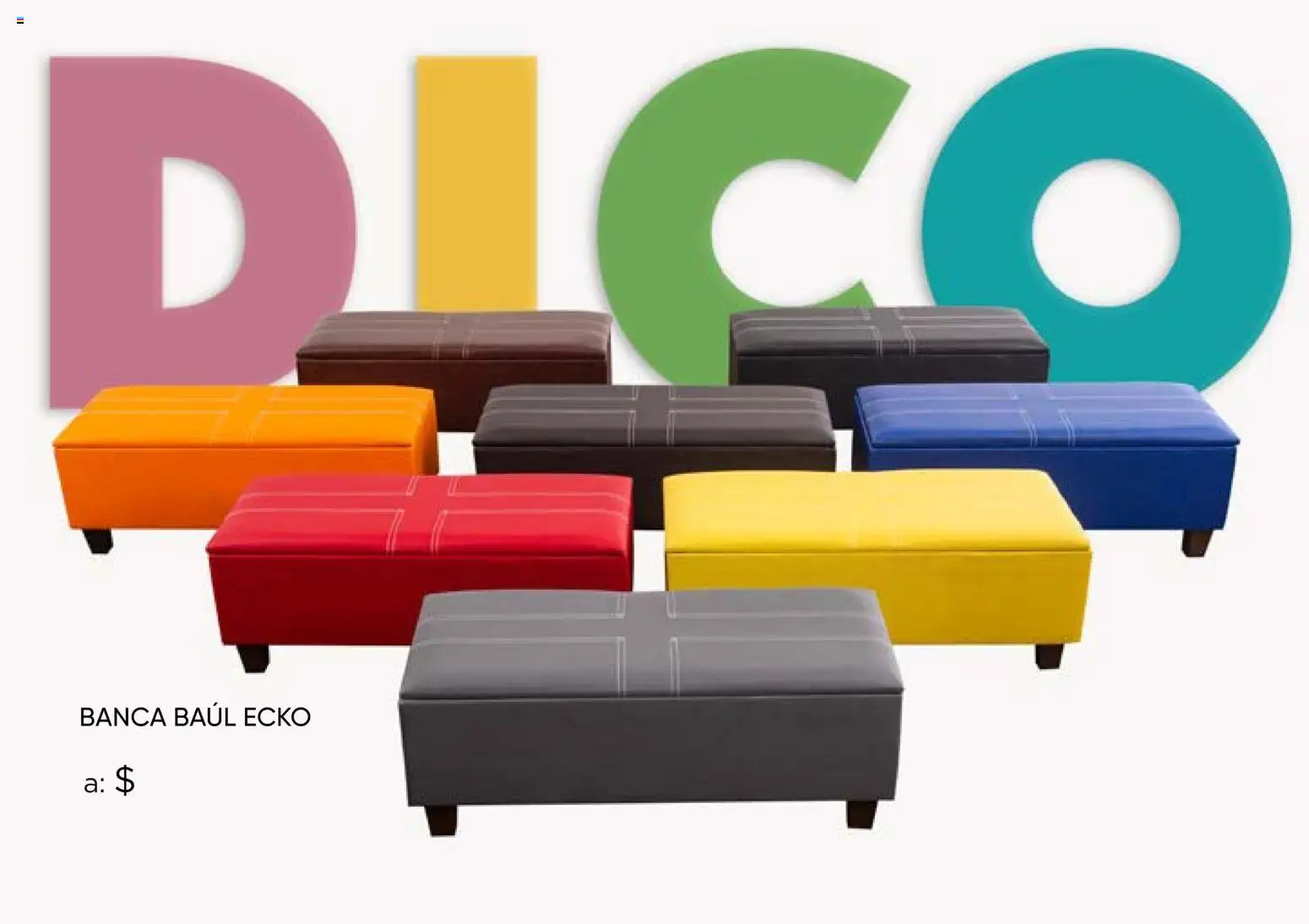 Vista previa las ofertas de la tienda Muebles Dico - Dico Life desde el 05/01/2026 
