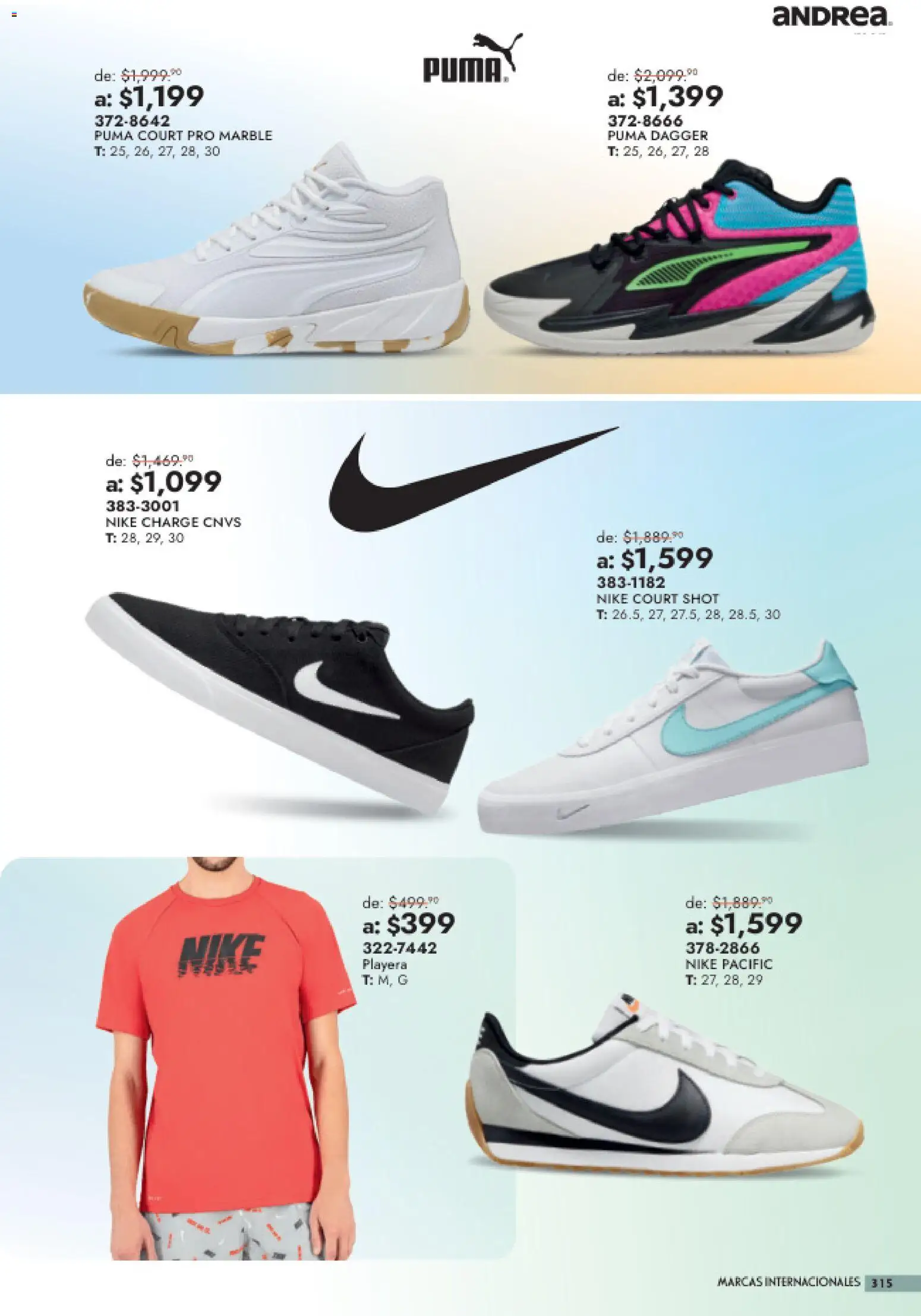 Vista previa las ofertas de la tienda Andrea - Andrea catálogo Outlet desde el 26/07/2026 