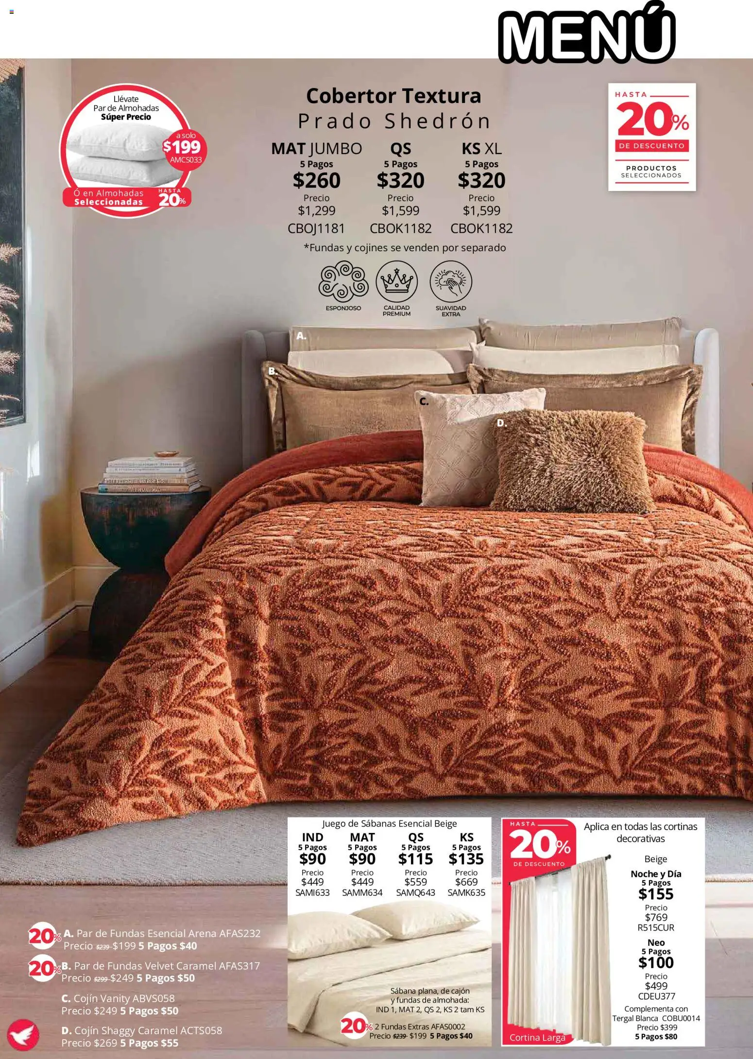 Vista previa las ofertas de la tienda Colchas Concord - Colchas Concord catálogo Colección Cobertor desde el 01/08/2026 