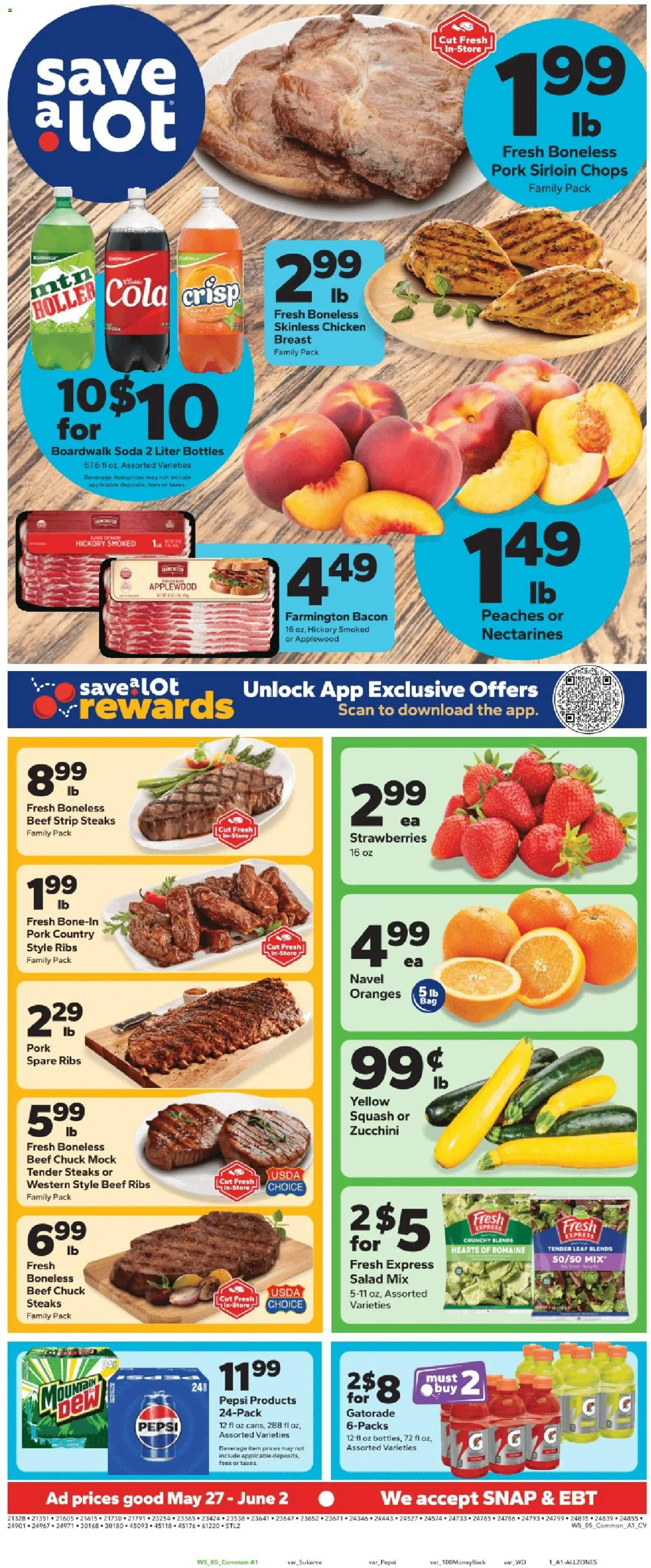 Ad Preview of Save a Lot Save a Lot Weekly Ad from 05/27/2026